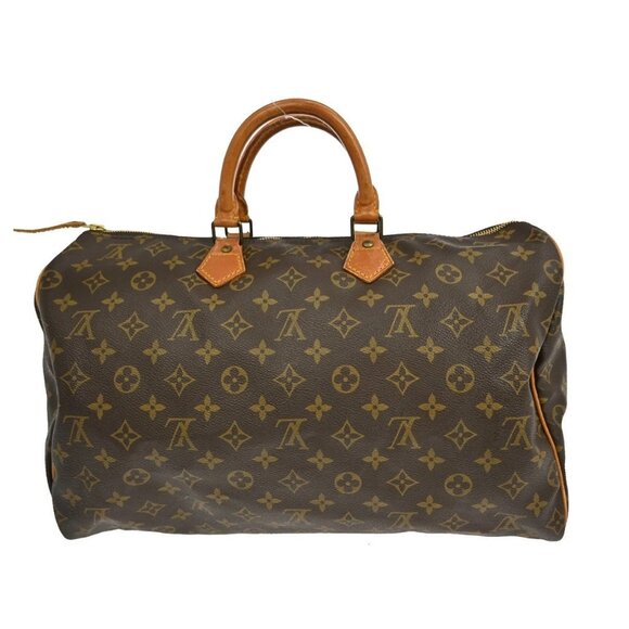 LOUIS VUITTON MONOGRAM SPEEDY 40 DUFFLE HANDBAG M41522 VI882 YQ00243 - Picture 2 of 11